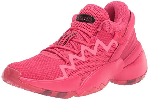 adidas Baby D.O.N. Issue 2 Basketball Shoe, Pink/Black/Pink, 6.5
