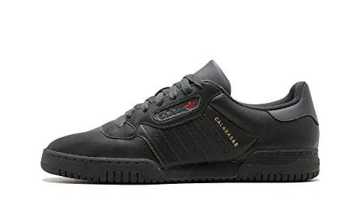 adidas Mens Yeezy Powerphase Black Leather Size 10
