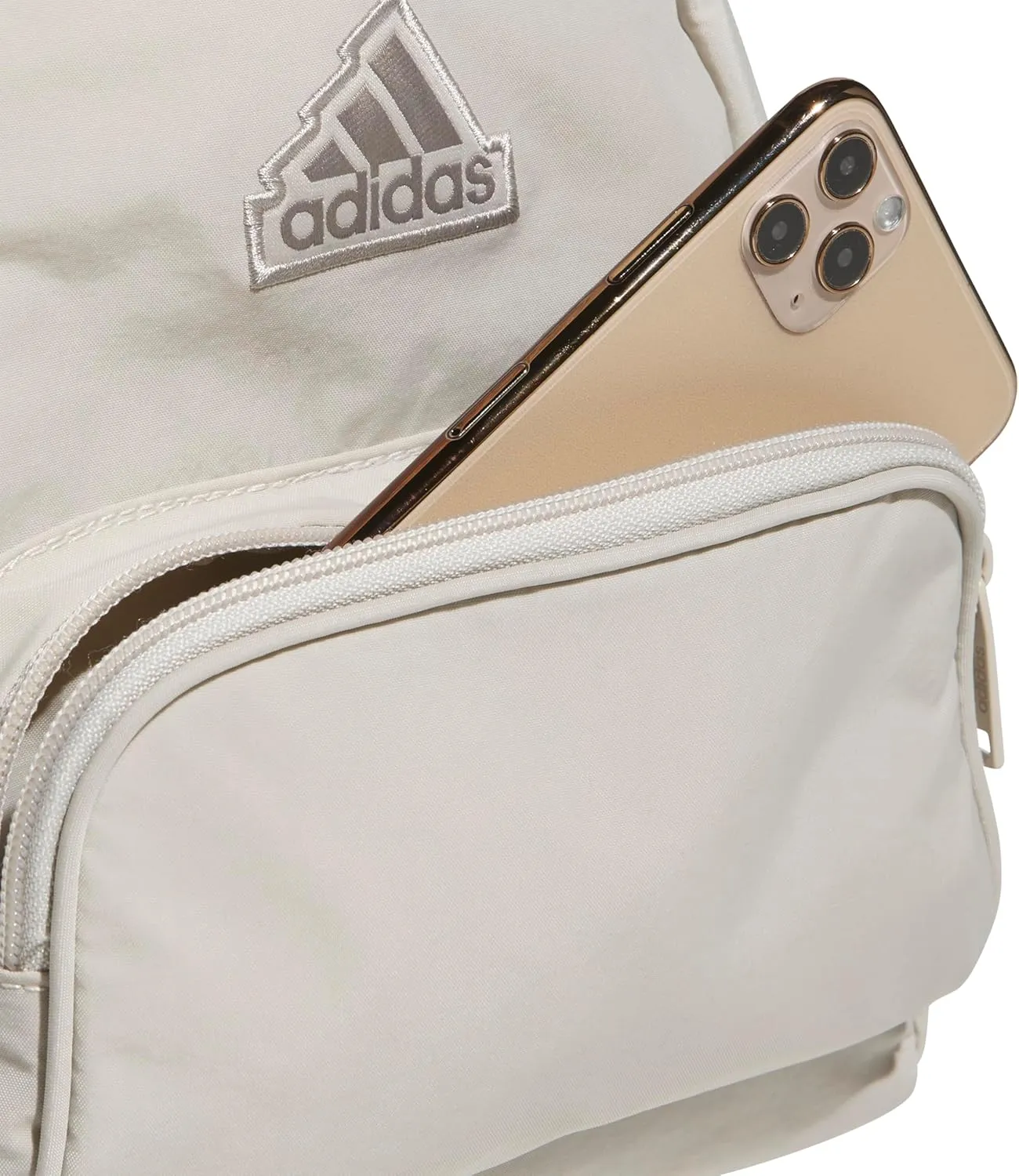 adidas Must Have Mini Backpack, Small Festivals and Travel, Wonder Alumina Grey/Putty Beige, One Size
