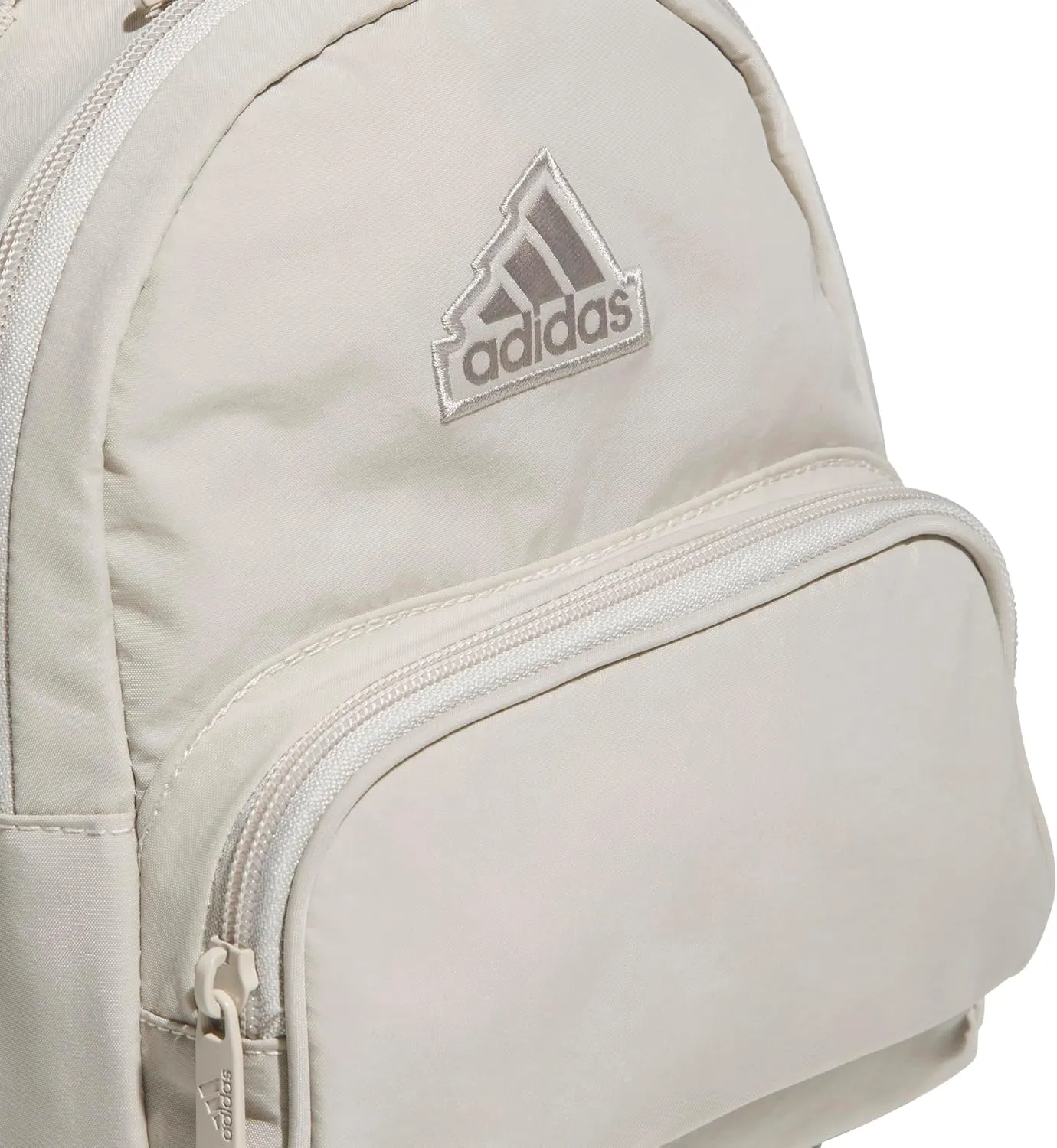 adidas Must Have Mini Backpack, Small Festivals and Travel, Wonder Alumina Grey/Putty Beige, One Size