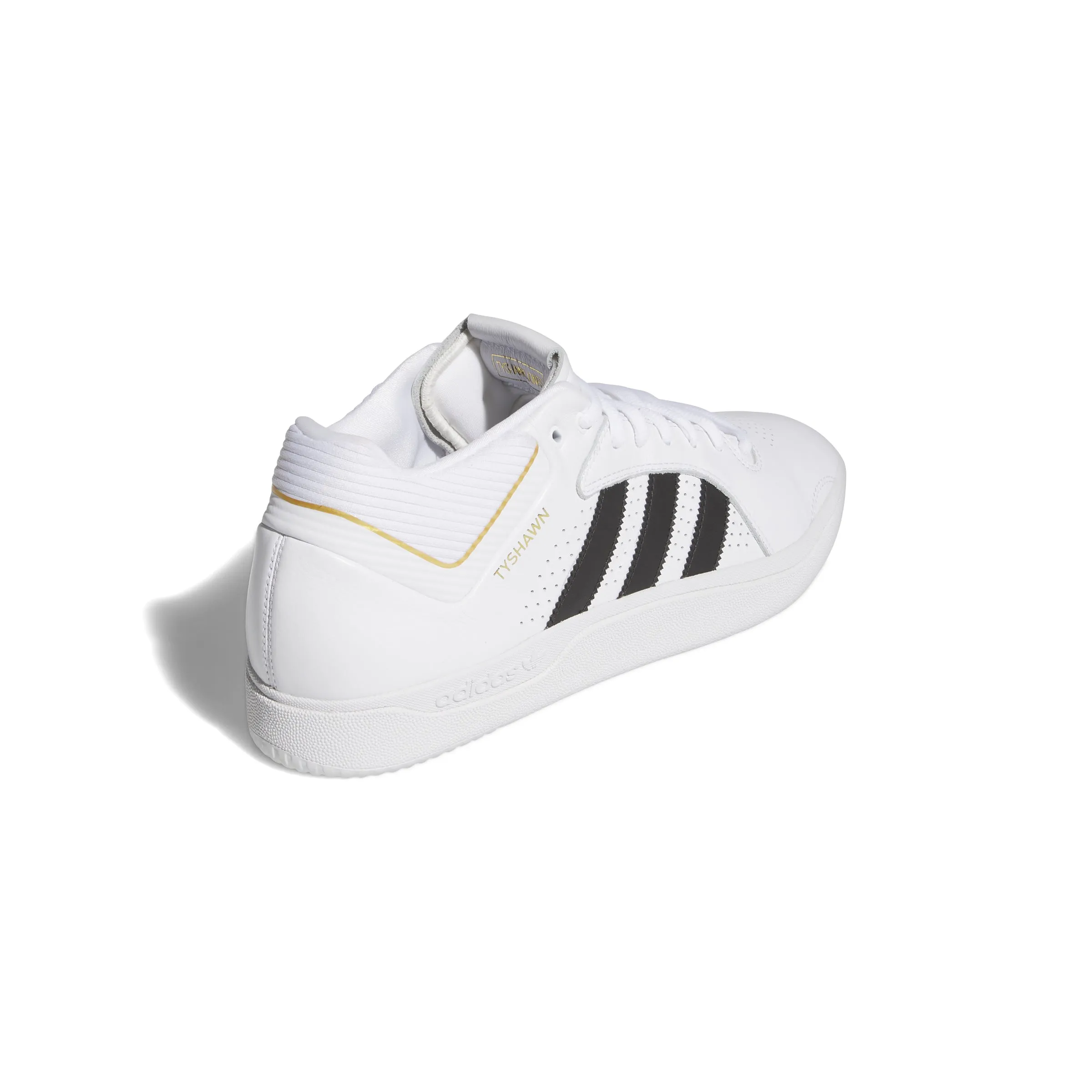 Adidas - Tyshawn in Cloud White/Core Black/Gold Metallic