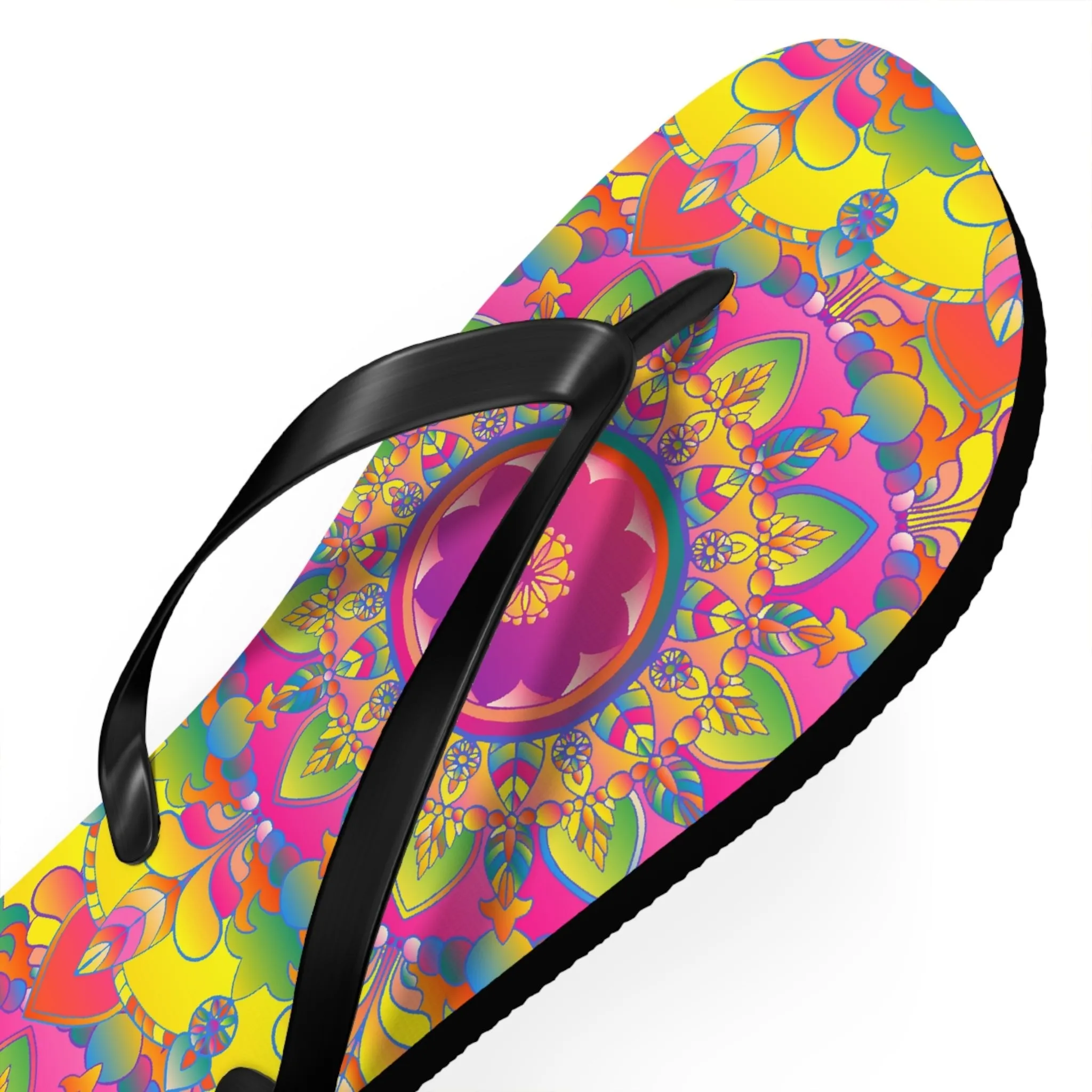 Colorful Mandala Flip Flops - Comfort & Style