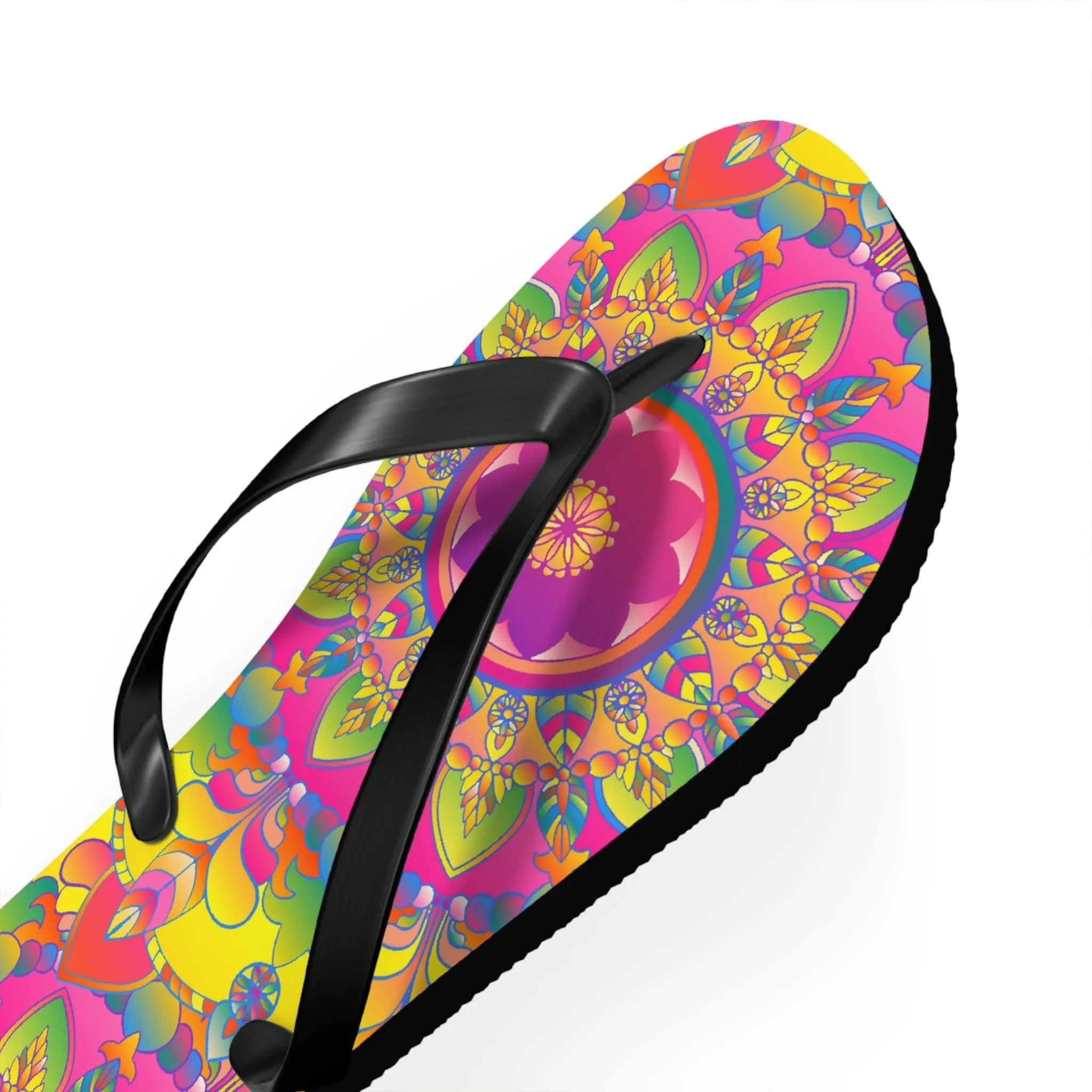 Colorful Mandala Flip Flops - Comfort & Style