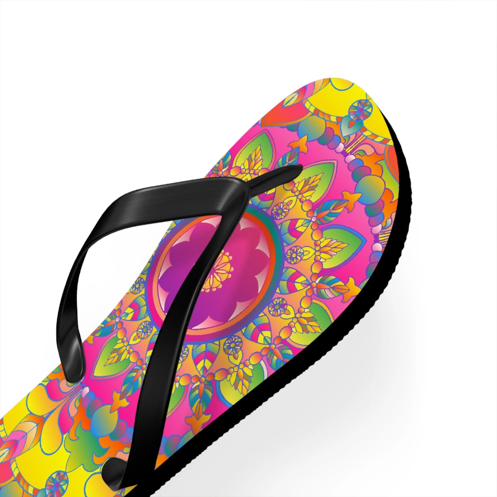Colorful Mandala Flip Flops - Comfort & Style