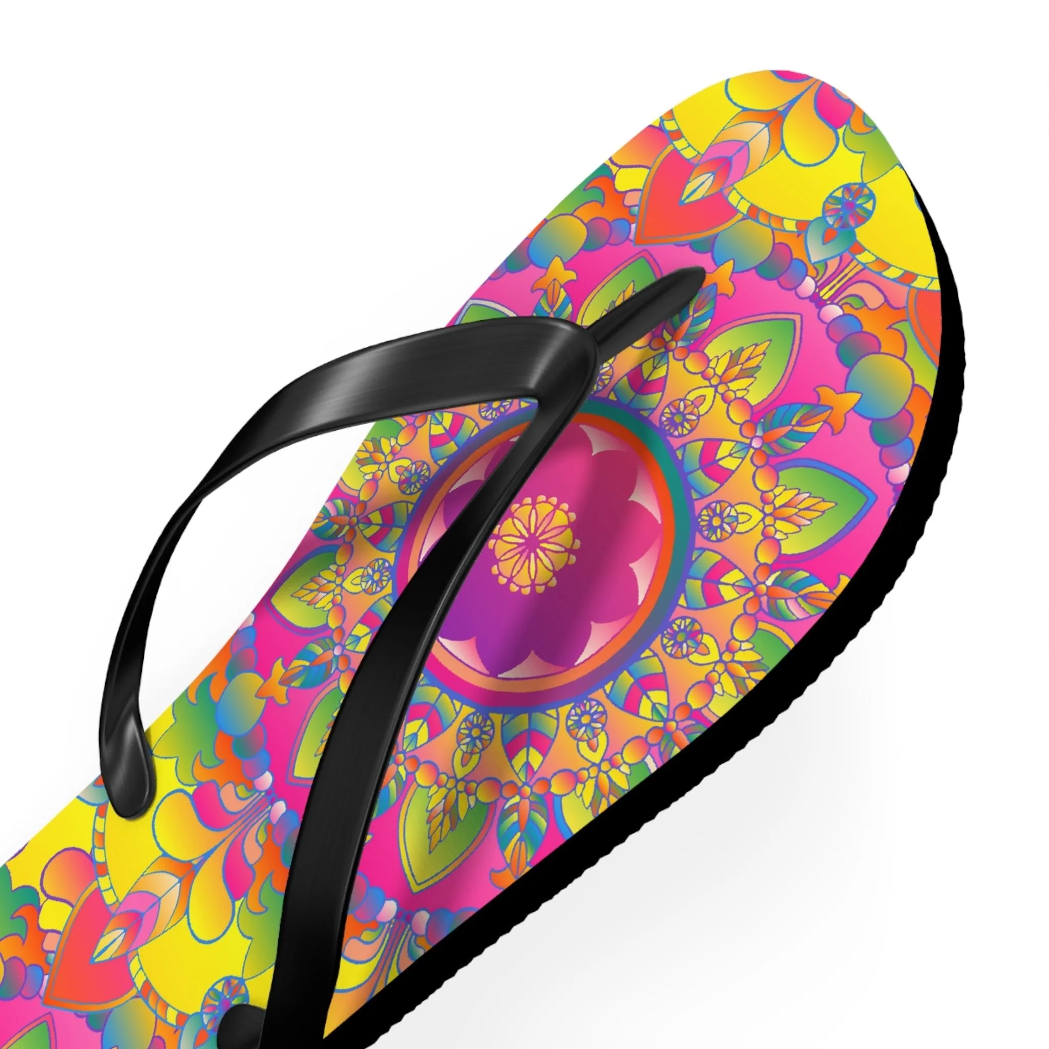 Colorful Mandala Flip Flops - Comfort & Style