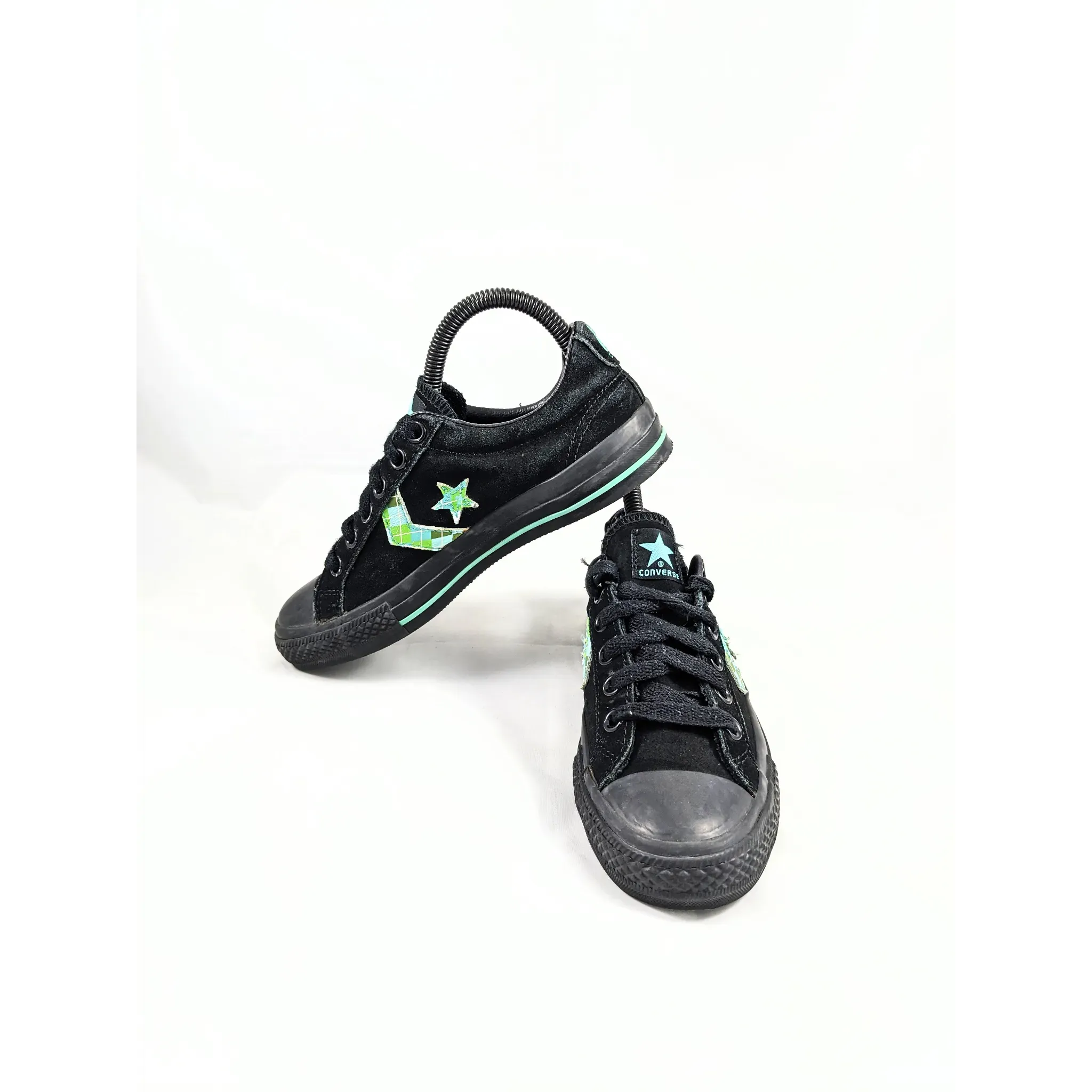 Converse Black Sneakers Moon Star