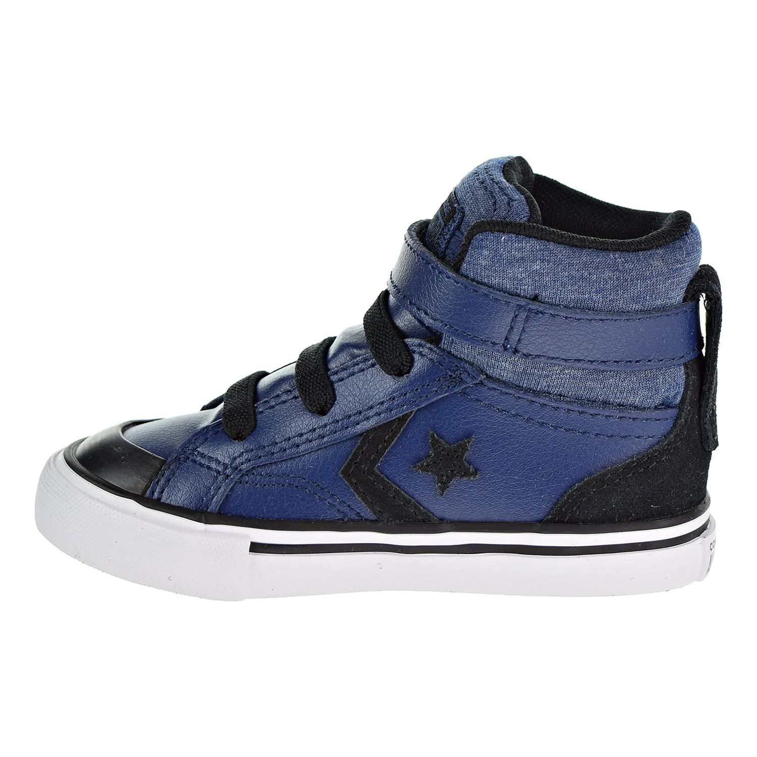 Converse Pro Blaze Strap HI Toddlers Shoes Navy/Black/White
