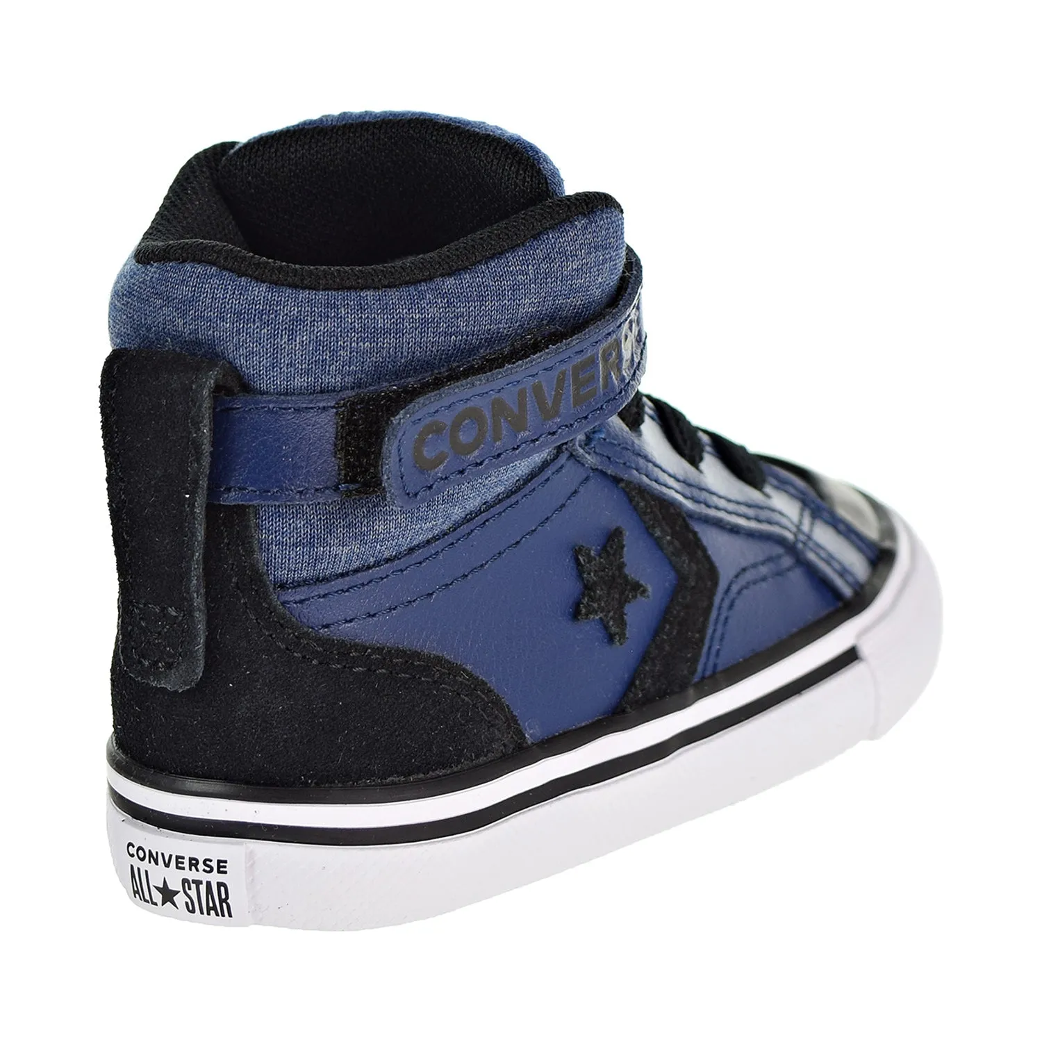 Converse Pro Blaze Strap HI Toddlers Shoes Navy/Black/White
