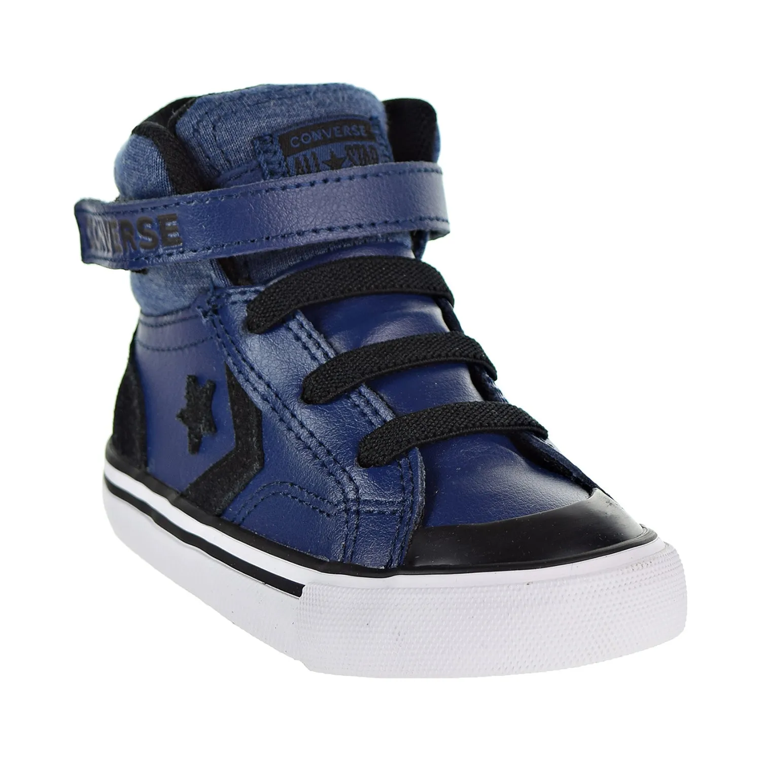 Converse Pro Blaze Strap HI Toddlers Shoes Navy/Black/White