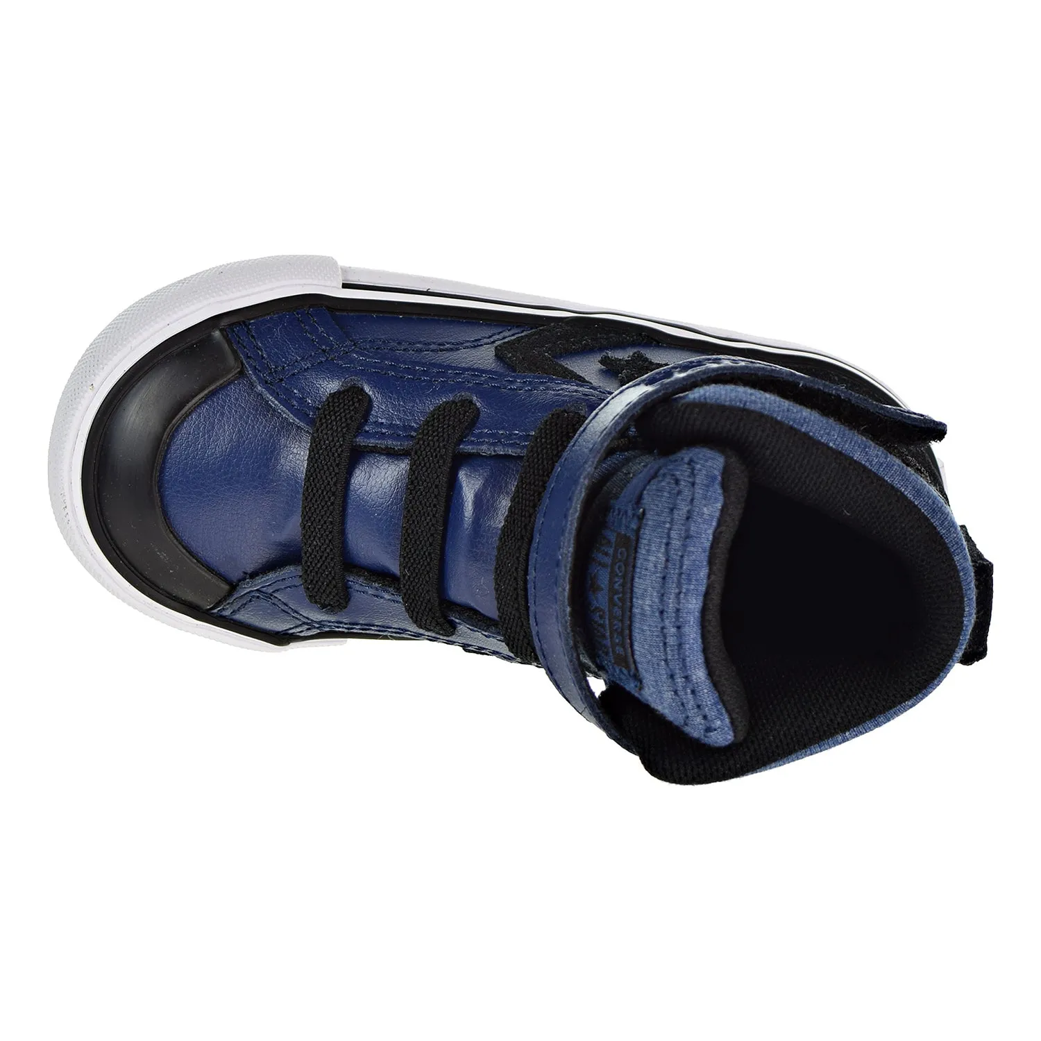 Converse Pro Blaze Strap HI Toddlers Shoes Navy/Black/White