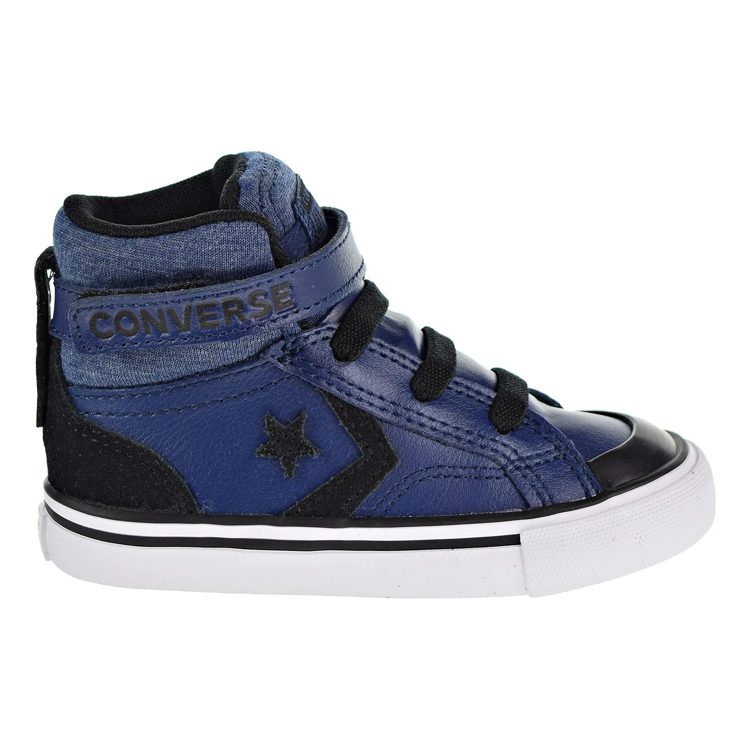 Converse Pro Blaze Strap HI Toddlers Shoes Navy/Black/White