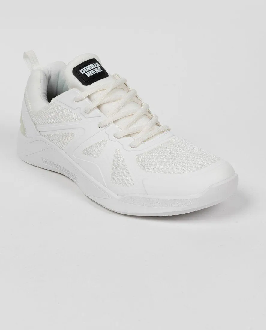 Gorilla Wear Gym Hybrids - White/White