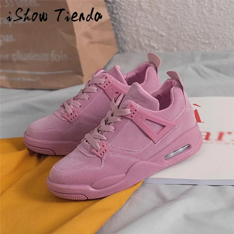 Low Top Jogging Shoes Lace Up Women's Shoes Travel Shoes Light-Weight Running Shoes Sneakers Plus Size Sport Shoes Professional