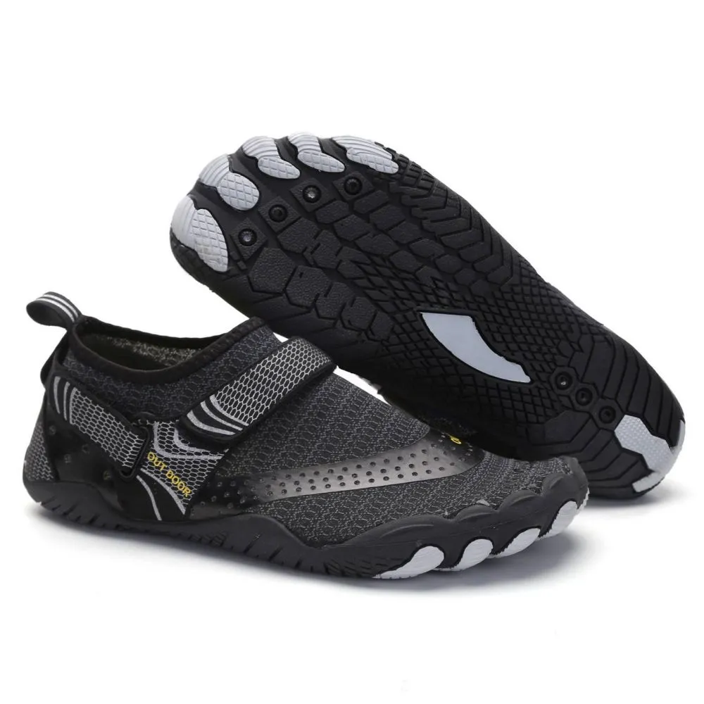 Men’s & Women’s Water Shoes Barefoot Quick Dry Aqua Sports - Black Size EU36 = US3.5