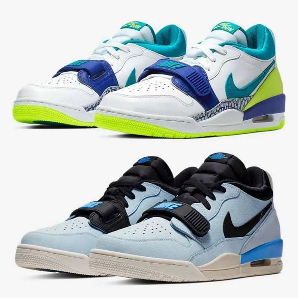 New Air Jordan Legacy AJ312 low-top three-in-one burst crack camouflage army green white gray Chicago sports basketball shoes