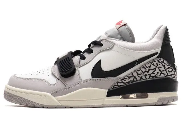 New Air Jordan Legacy AJ312 low-top three-in-one burst crack camouflage army green white gray Chicago sports basketball shoes