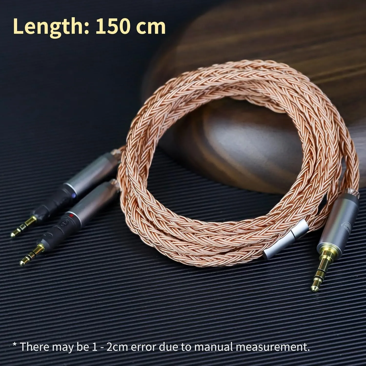 okcsc ZT16 R70X R70XA Upgraded Replacement Cable 16 core OFC high Purity Oxygen Free Copper Hand-Woven Cable, Dual R70X to 4 PIN XLR Extension Cord, for R70X R70XA Headphone 4 PIN XLR 4.92FT