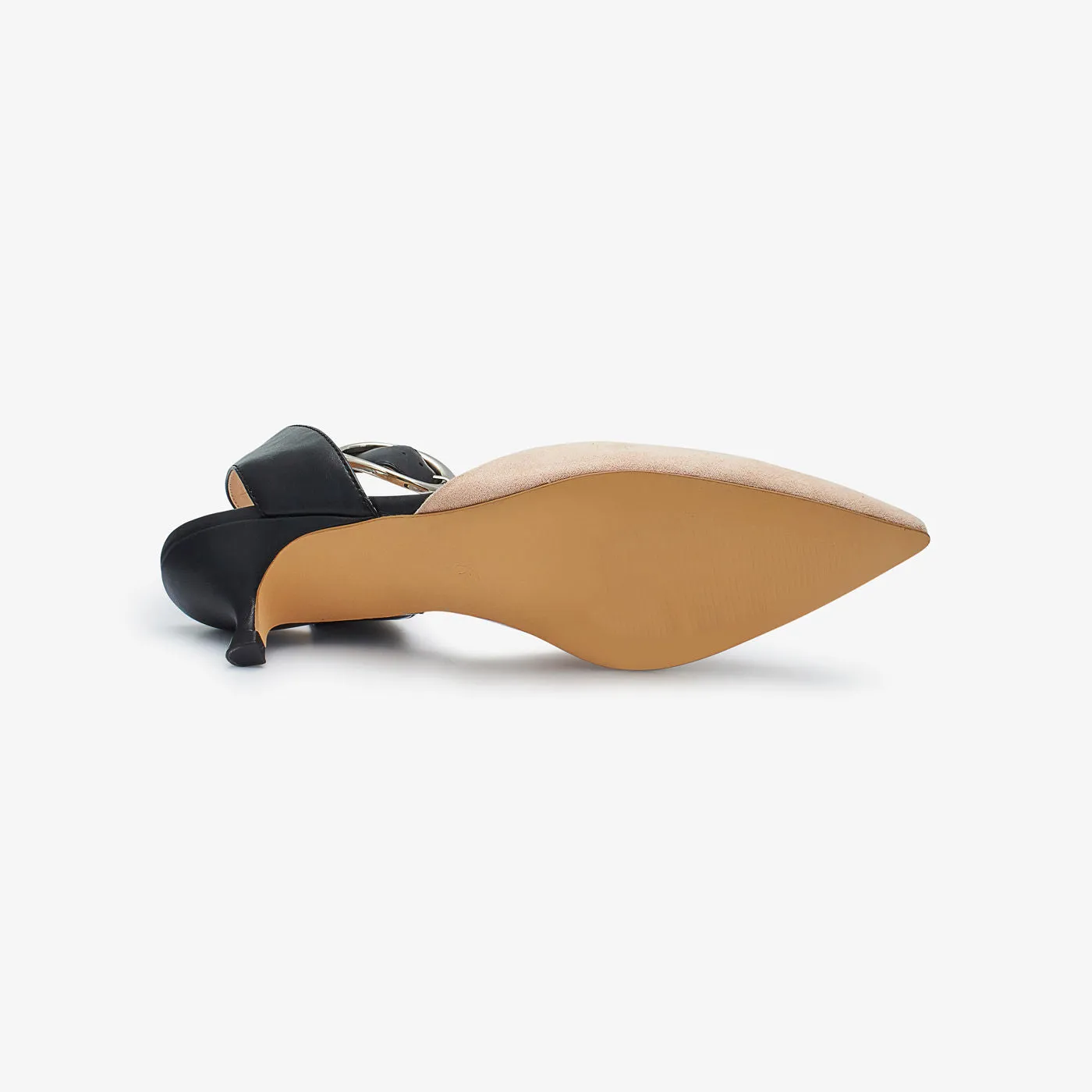 Pointed Ankle Strap Heels