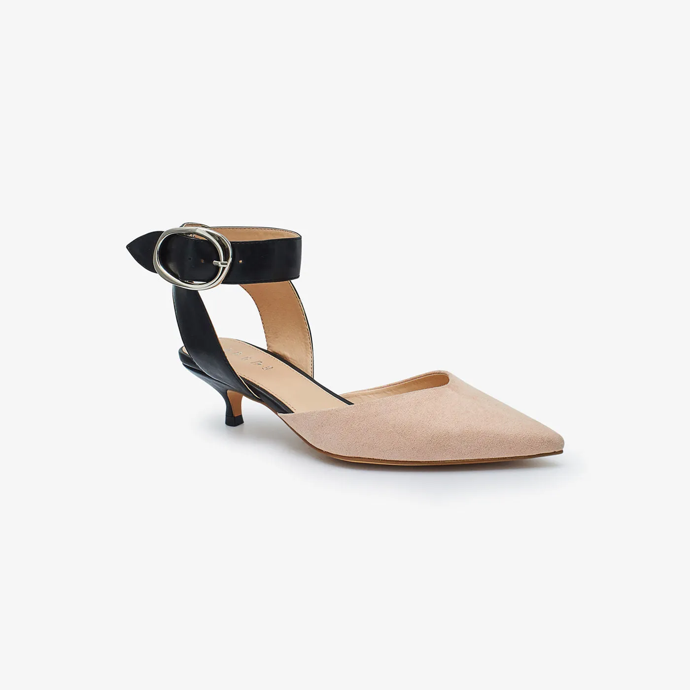 Pointed Ankle Strap Heels
