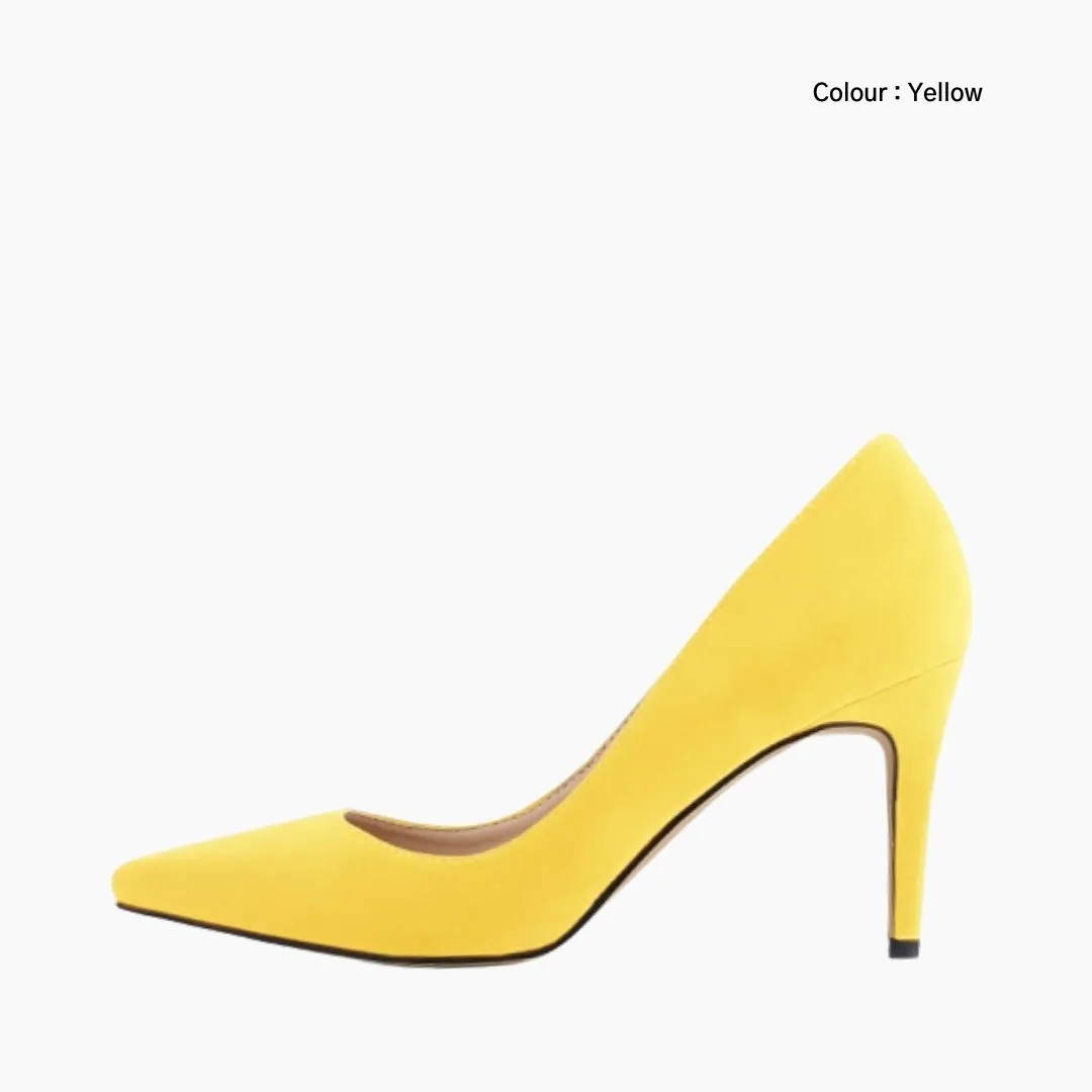 Pointed Toe, Slip-On Wedding Heels
