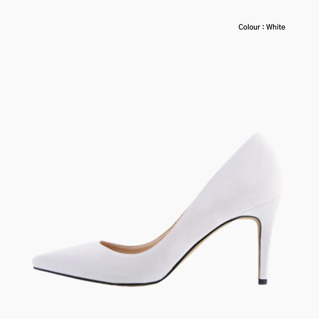 Pointed Toe, Slip-On Wedding Heels