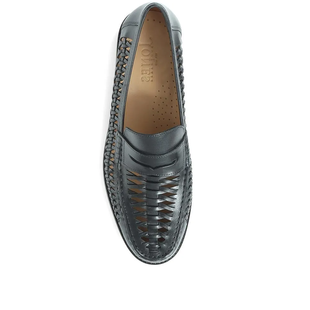 Riverside Woven Leather Loafers - RIVERSIDE / 319 873