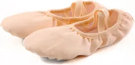 Rosefinch Ballet Shoes for Girls Split Sole Canvas Kids Flat Soft Gymnastics Dancing Slippers