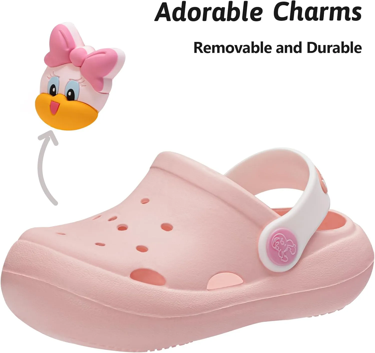 Toddler Girls Garden Clogs Kids Cartoon Beach Slide Sandals(Toddler/Little Kids)