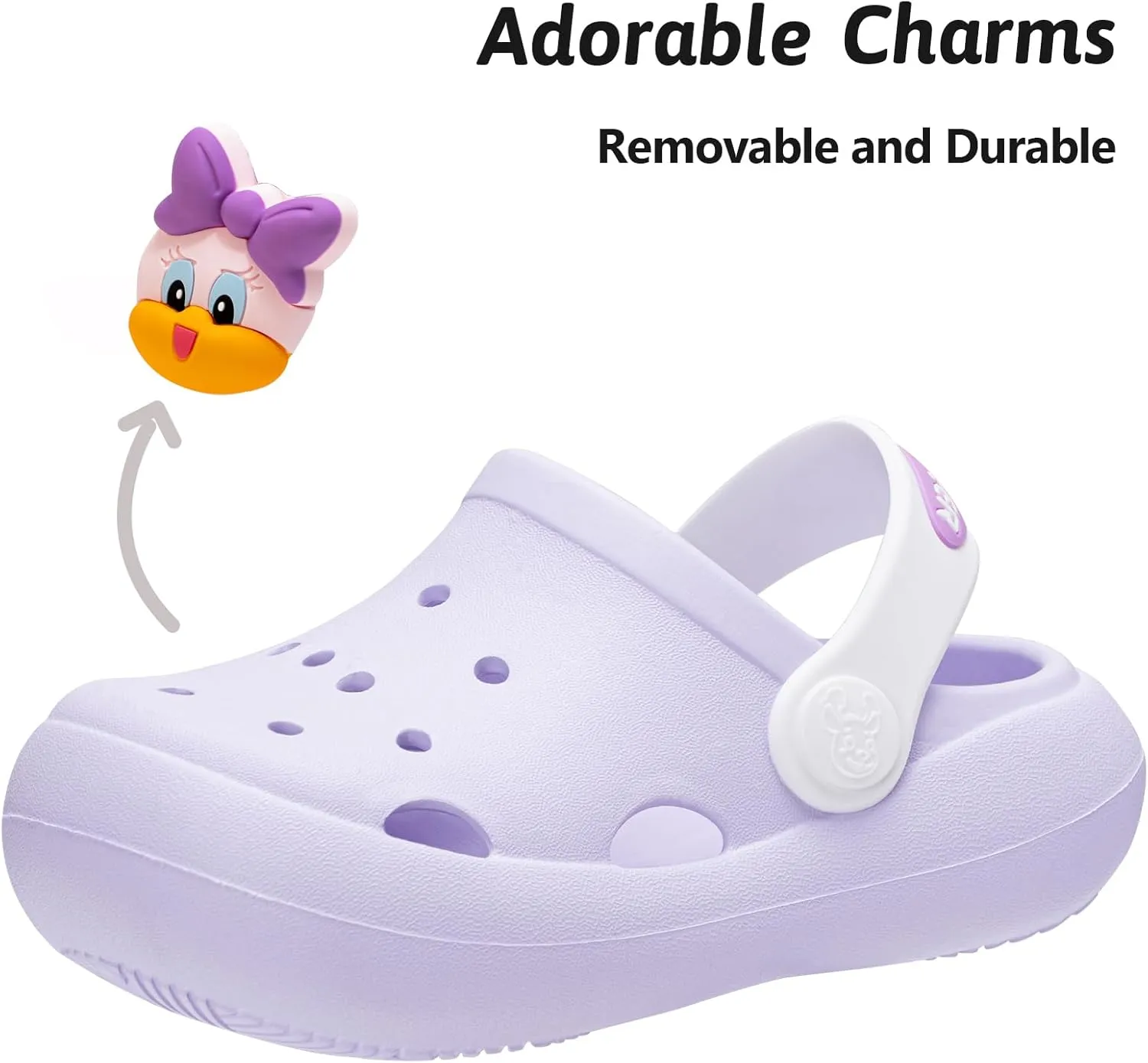 Toddler Girls Garden Clogs Kids Cartoon Beach Slide Sandals(Toddler/Little Kids)