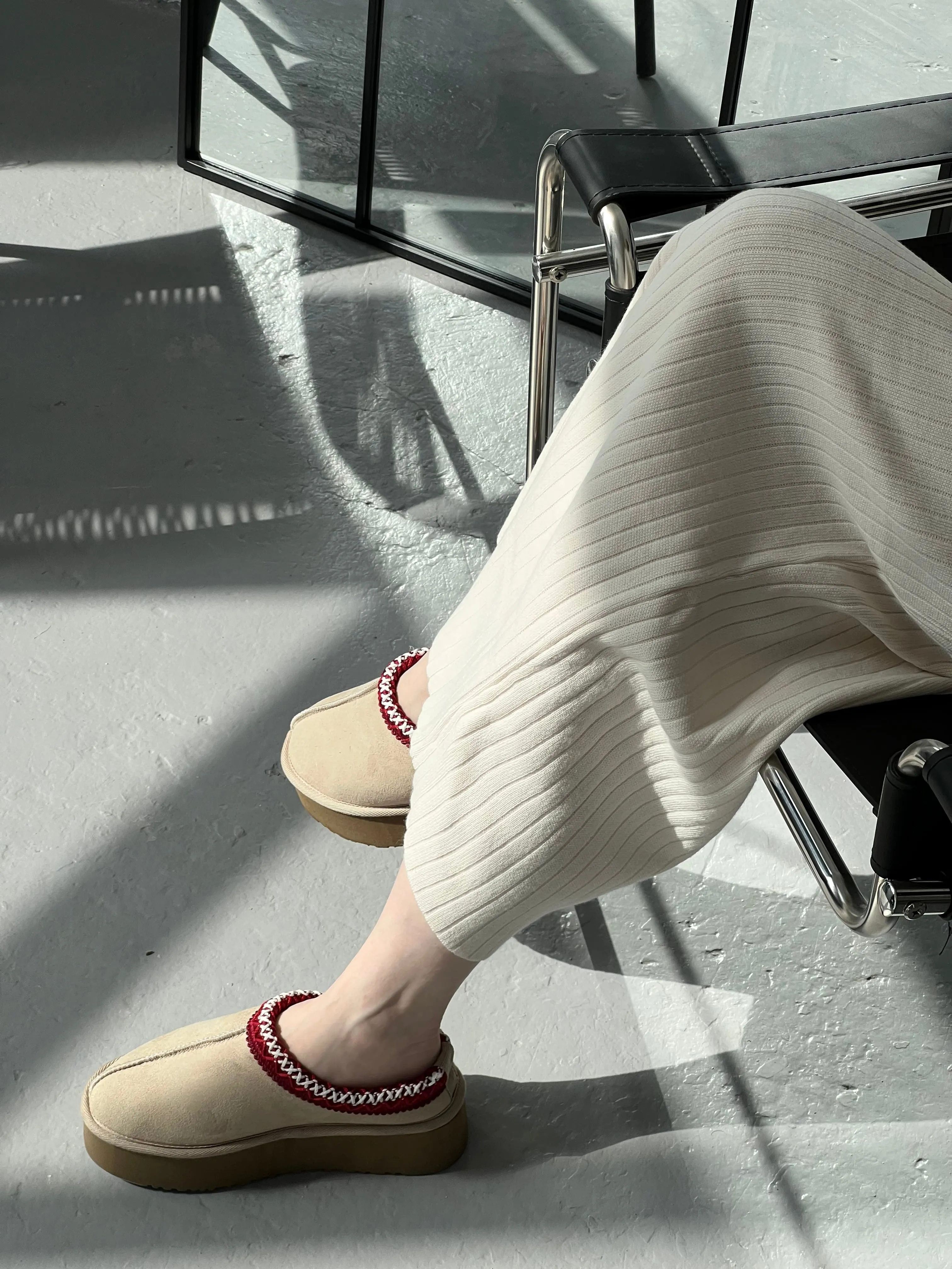 White's autumn slippers
